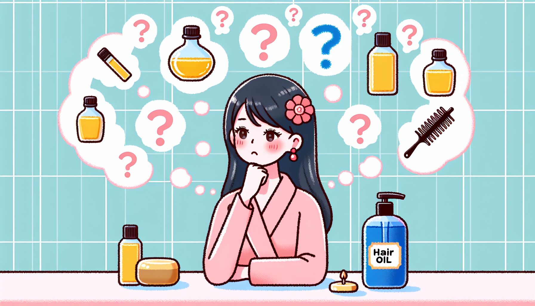 ヘアオイルの特性を解説